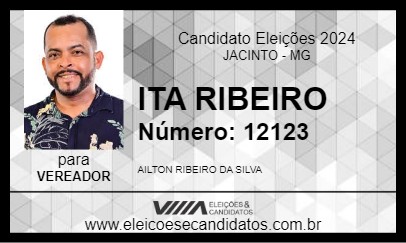 Candidato ITA RIBEIRO 2024 - JACINTO - Eleições