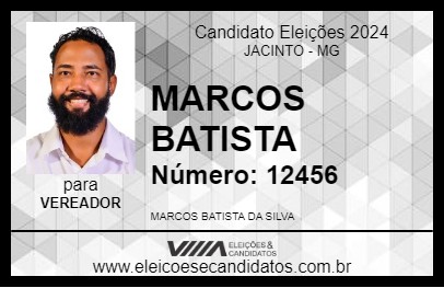 Candidato MARCOS BATISTA 2024 - JACINTO - Eleições