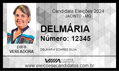 Candidato DELMÁRIA 2024 - JACINTO - Eleições