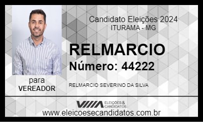 Candidato RELMARCIO 2024 - ITURAMA - Eleições