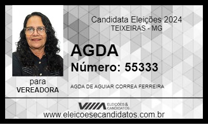 Candidato AGDA 2024 - TEIXEIRAS - Eleições