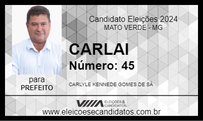 Candidato CARLAI 2024 - MATO VERDE - Eleições