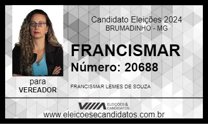 Candidato FRANCISMAR 2024 - BRUMADINHO - Eleições