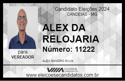 Candidato ALEX DA RELOJARIA 2024 - CANDEIAS - Eleições