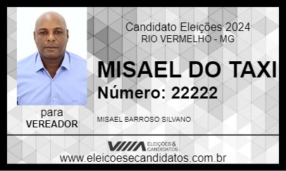 Candidato MISAEL DO TAXI 2024 - RIO VERMELHO - Eleições