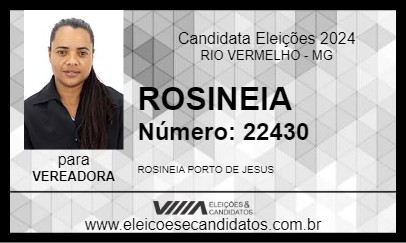 Candidato ROSINEIA 2024 - RIO VERMELHO - Eleições