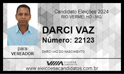 Candidato DARCI VAZ 2024 - RIO VERMELHO - Eleições