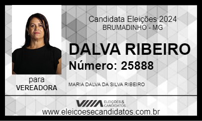 Candidato DALVA RIBEIRO 2024 - BRUMADINHO - Eleições