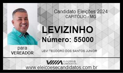 Candidato LEVIZINHO 2024 - CAPITÓLIO - Eleições