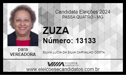 Candidato ZUZA 2024 - PASSA QUATRO - Eleições