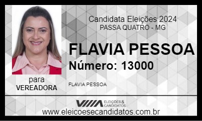 Candidato FLAVIA PESSOA 2024 - PASSA QUATRO - Eleições