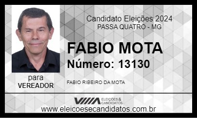 Candidato FABIO MOTA 2024 - PASSA QUATRO - Eleições