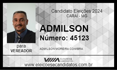 Candidato ADMILSON 2024 - CARAÍ - Eleições