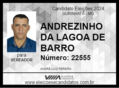 Candidato ANDREZINHO DA LAGOA DE BARRO 2024 - GURINHATÃ - Eleições