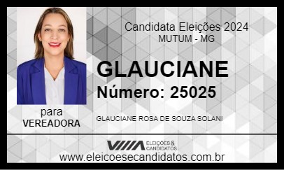 Candidato GLAUCIANE 2024 - MUTUM - Eleições