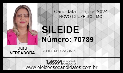 Candidato SILEIDE 2024 - NOVO CRUZEIRO - Eleições