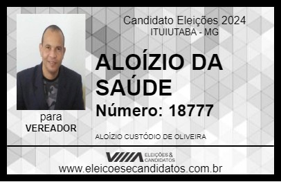 Candidato ALOÍZIO DA SAÚDE 2024 - ITUIUTABA - Eleições