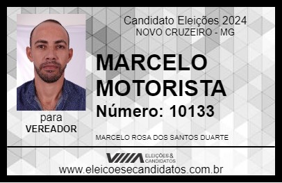 Candidato MARCELO MOTORISTA 2024 - NOVO CRUZEIRO - Eleições