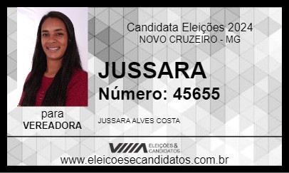 Candidato JUSSARA 2024 - NOVO CRUZEIRO - Eleições