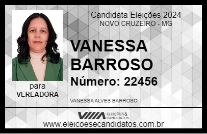 Candidato VANESSA BARROSO 2024 - NOVO CRUZEIRO - Eleições