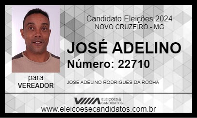 Candidato JOSÉ ADELINO 2024 - NOVO CRUZEIRO - Eleições