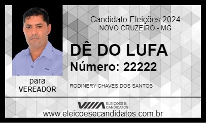 Candidato DÊ DO LUFA 2024 - NOVO CRUZEIRO - Eleições