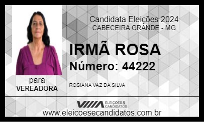 Candidato IRMÃ ROSA 2024 - CABECEIRA GRANDE - Eleições