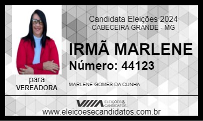 Candidato IRMÃ MARLENE 2024 - CABECEIRA GRANDE - Eleições