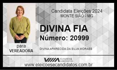 Candidato DIVINA FIA 2024 - MONTE SIÃO - Eleições