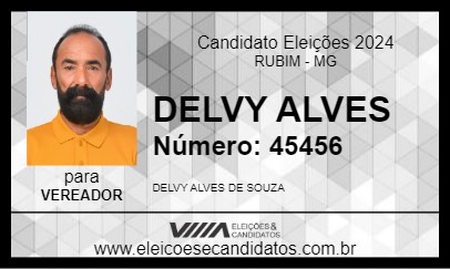 Candidato DELVY ALVES 2024 - RUBIM - Eleições