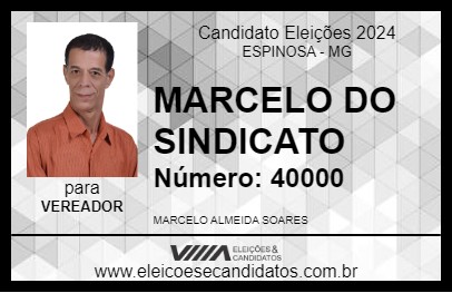 Candidato MARCELO DO SINDICATO 2024 - ESPINOSA - Eleições