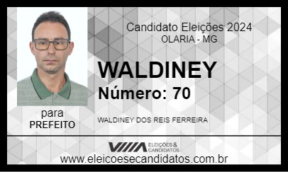 Candidato WALDINEY 2024 - OLARIA - Eleições