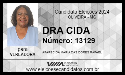 Candidato DRA CIDA 2024 - OLIVEIRA - Eleições