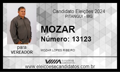 Candidato MOZAR 2024 - PITANGUI - Eleições