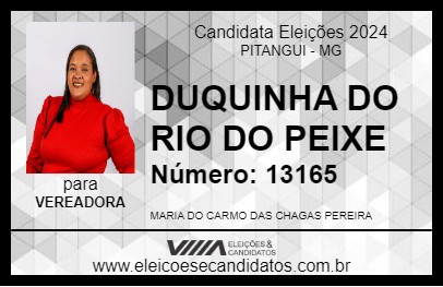 Candidato DUQUINHA DO RIO DO PEIXE 2024 - PITANGUI - Eleições