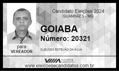 Candidato GOIABA 2024 - GUANHÃES - Eleições