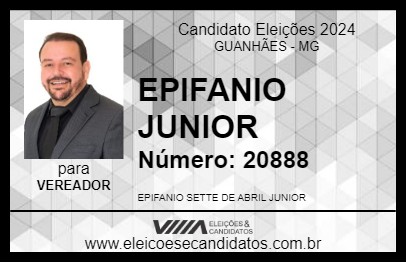 Candidato EPIFANIO JUNIOR 2024 - GUANHÃES - Eleições