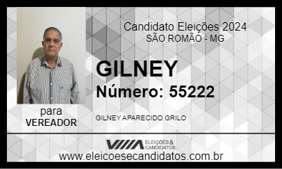 Candidato GILNEY 2024 - SÃO ROMÃO - Eleições