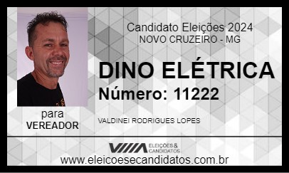 Candidato DINO ELÉTRICA 2024 - NOVO CRUZEIRO - Eleições