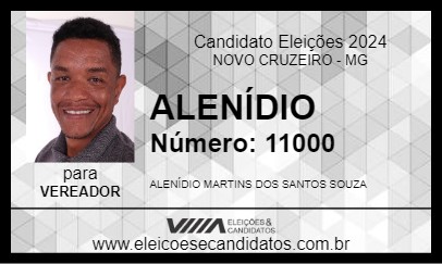 Candidato ALENÍDIO 2024 - NOVO CRUZEIRO - Eleições