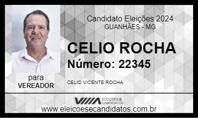 Candidato CELIO ROCHA 2024 - GUANHÃES - Eleições