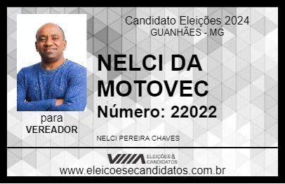 Candidato NELCI DA MOTOVEC 2024 - GUANHÃES - Eleições