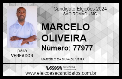 Candidato MARCELO OLIVEIRA 2024 - SÃO ROMÃO - Eleições