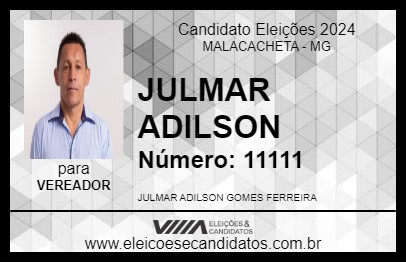 Candidato ADILSON 2024 - MALACACHETA - Eleições