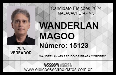 Candidato WANDERLAN MAGOO 2024 - MALACACHETA - Eleições