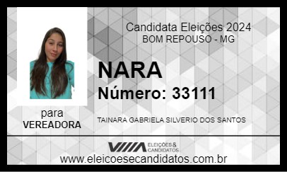 Candidato NARA 2024 - BOM REPOUSO - Eleições