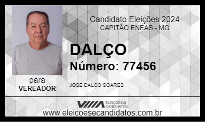 Candidato DALÇO 2024 - CAPITÃO ENÉAS - Eleições