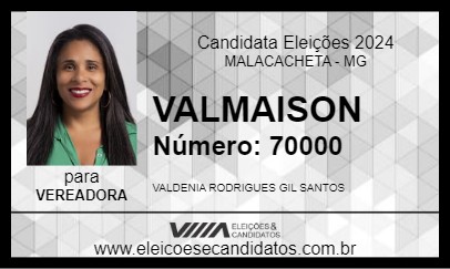 Candidato VALMAISON 2024 - MALACACHETA - Eleições