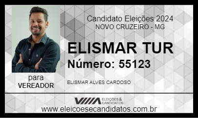 Candidato ELISMAR TUR 2024 - NOVO CRUZEIRO - Eleições