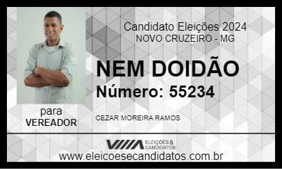 Candidato NEM DOIDÃO 2024 - NOVO CRUZEIRO - Eleições